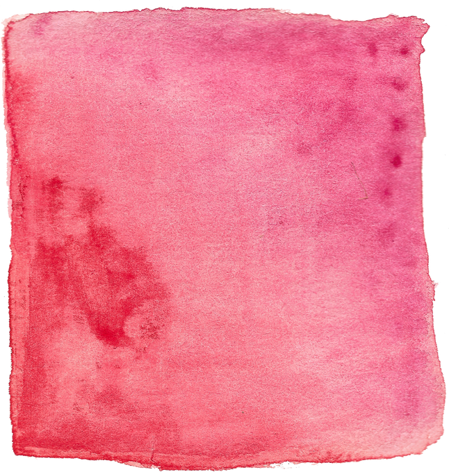Watercolor Paint Square Swatch Deep Pink Red